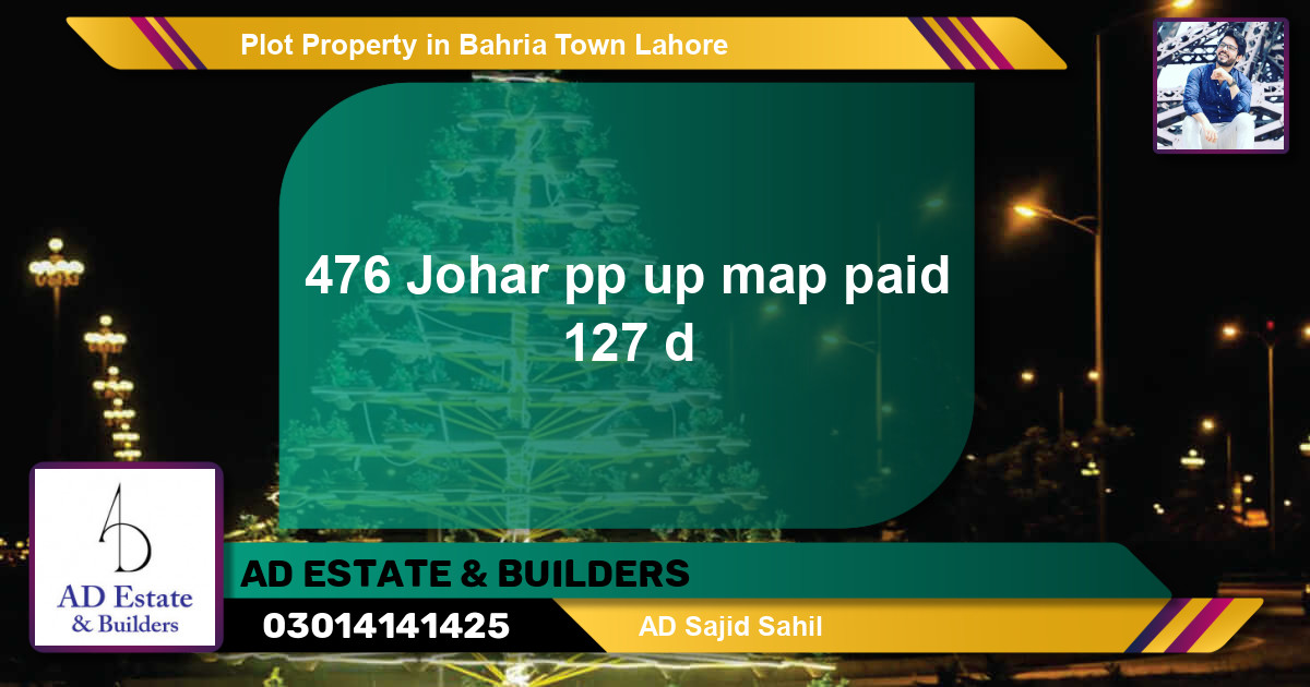 Residential Plot for Sale in Bahria Town, Lahore - (BP-79471)