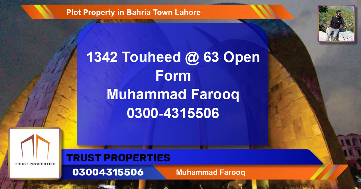 Residential Plot for Sale in Bahria Town, Lahore - (BP-79487)