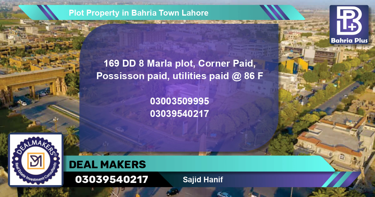 Residential Plot for Sale in Bahria Town, Lahore - (BP-79580)