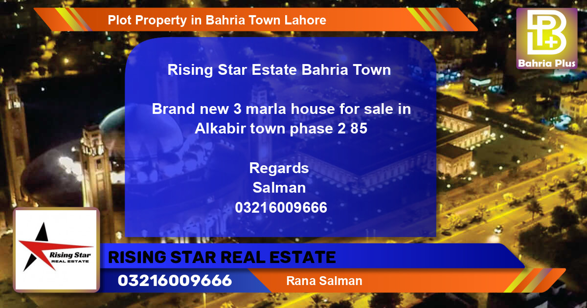 Residential Plot for Sale in Bahria Town, Lahore - (BP-79657)