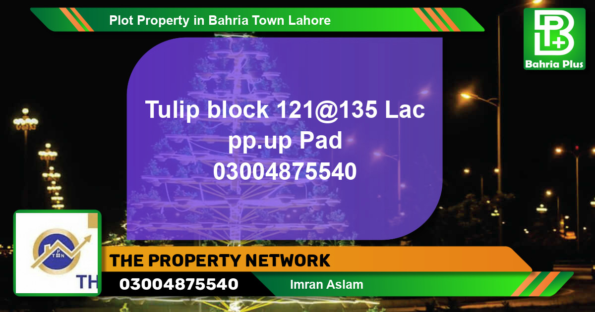 Residential Plot for Sale in Bahria Town, Lahore - (BP-79683)
