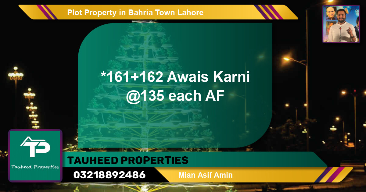 Residential Plot for Sale in Bahria Town, Lahore - (BP-79770)