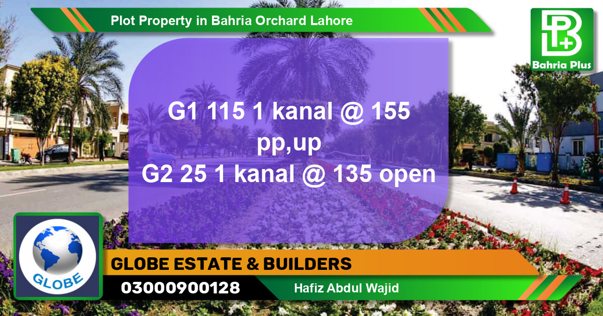 Residential Plot for Sale in Bahria Orchard, Lahore - (BP-79785)