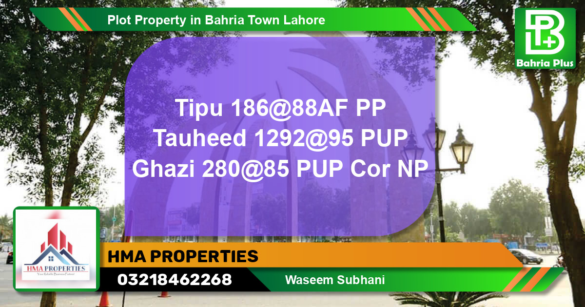Residential Plot for Sale in Bahria Town, Lahore - (BP-79795)