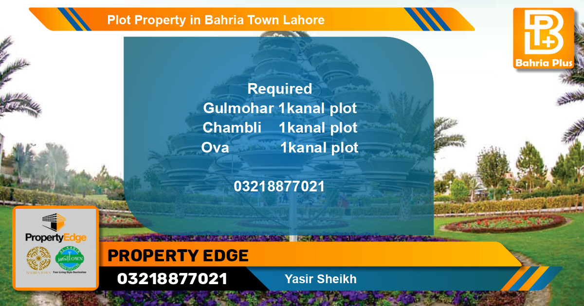 Residential Plot for Sale in Bahria Town, Lahore - (BP-79899)