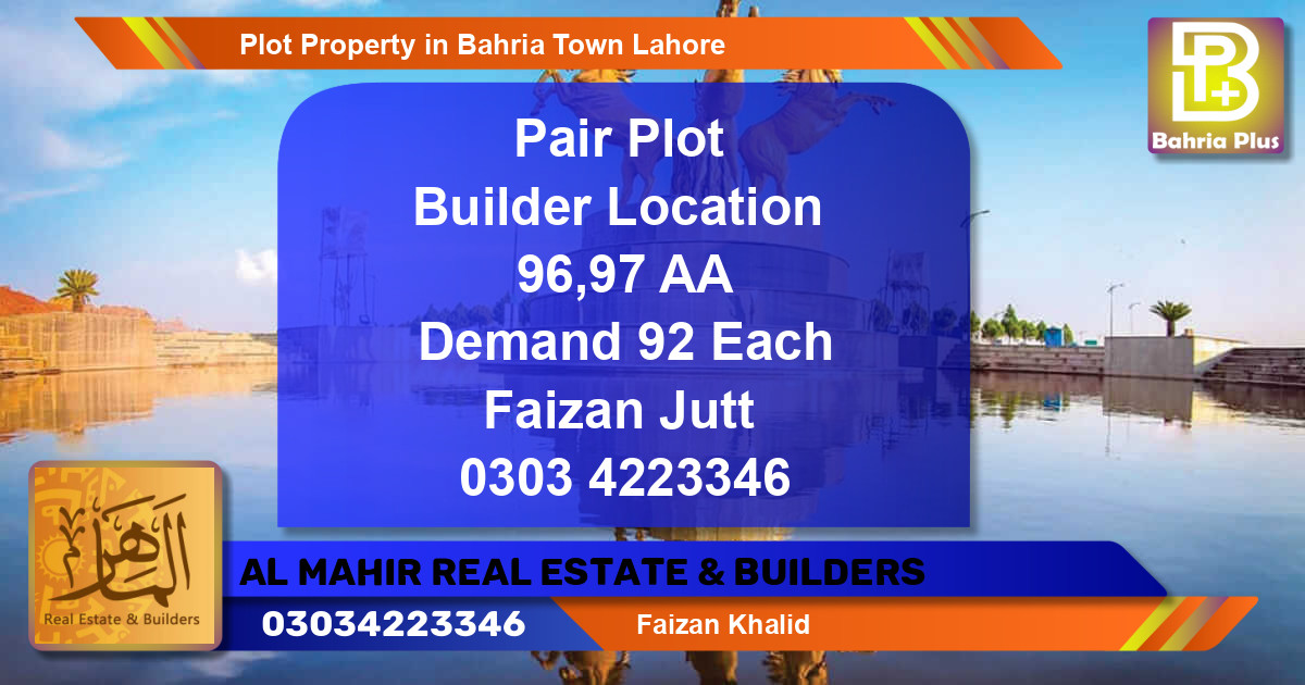 Residential Plot for Sale in Bahria Town, Lahore - (BP-79943)