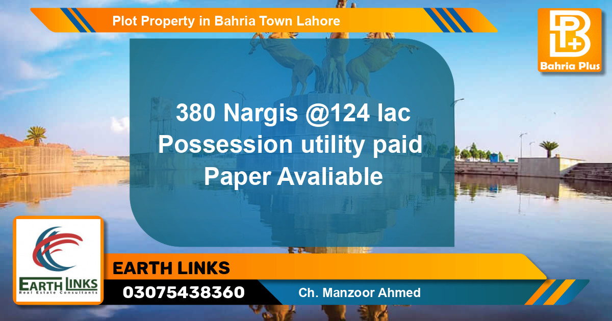 Residential Plot for Sale in Bahria Town, Lahore - (BP-79962)