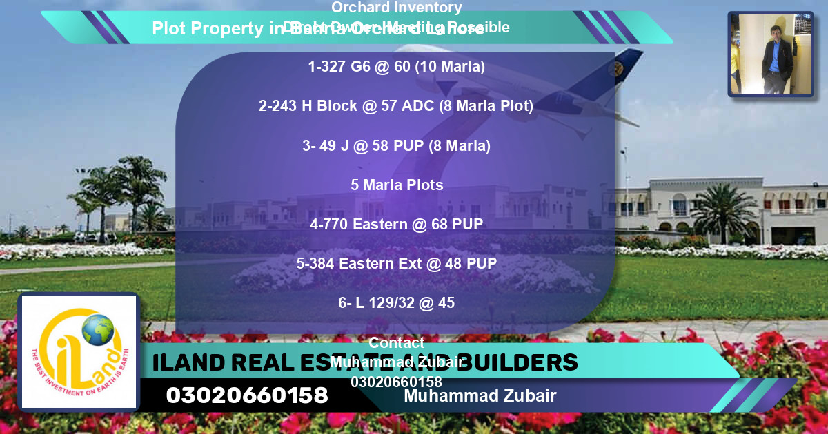 Residential Plot for Sale in Bahria Orchard, Lahore - (BP-79999)