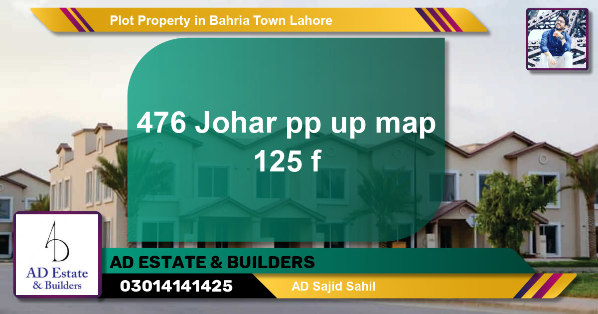 Residential Plot for Sale in Bahria Town, Lahore - (BP-80049)