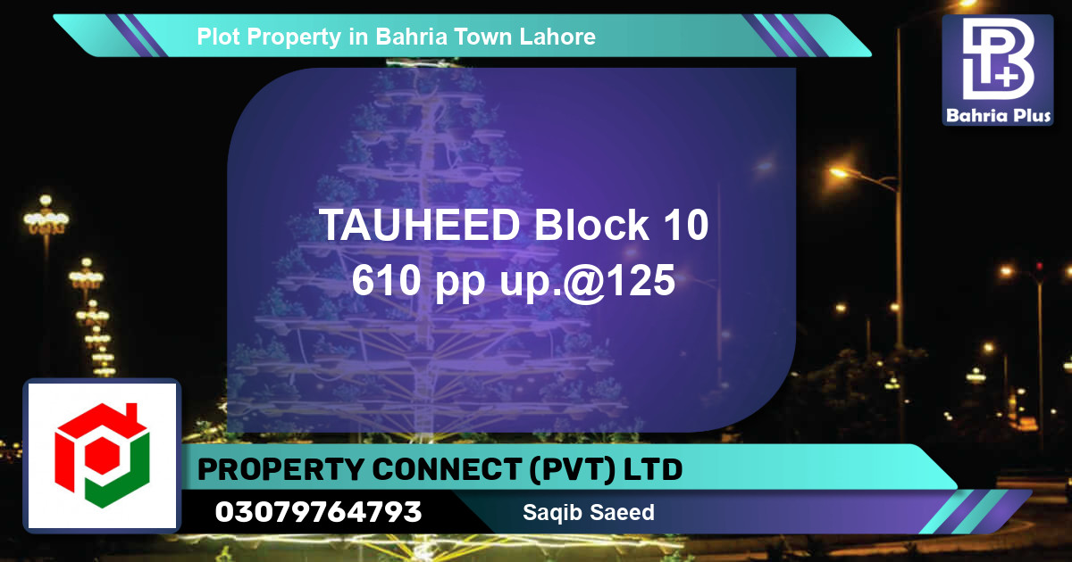 Residential Plot for Sale in Bahria Town, Lahore - (BP-80058)