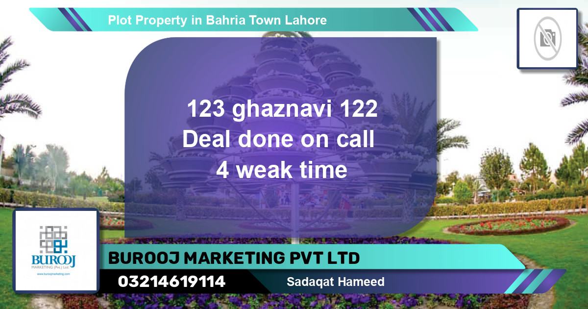 Residential Plot for Sale in Bahria Town, Lahore - (BP-80165)
