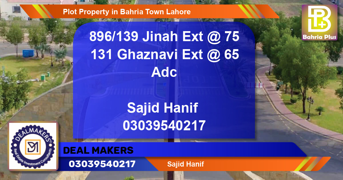 Residential Plot for Sale in Bahria Town, Lahore - (BP-80234)