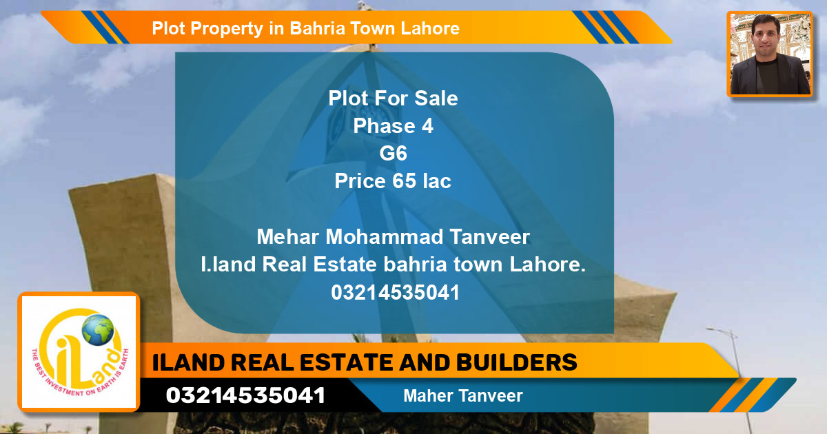 Residential Plot for Sale in Bahria Town, Lahore - (BP-80277)