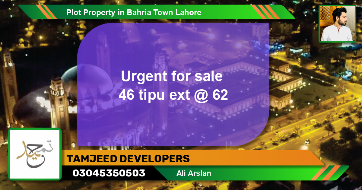 Residential Plot for Sale in Bahria Town, Lahore - (BP-80309)