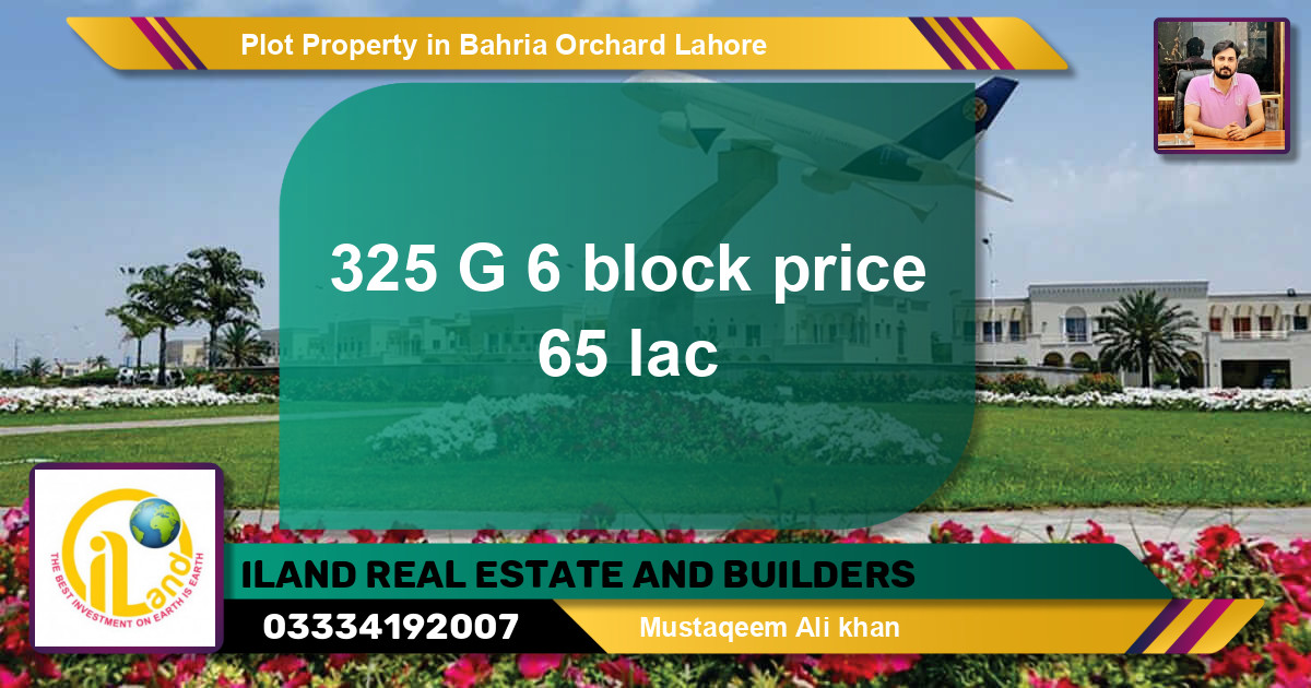 Residential Plot for Sale in Bahria Orchard, Lahore - (BP-80371)