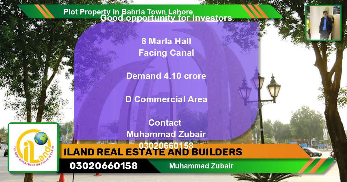 Commercial Plot for Sale in Bahria Town, Lahore - (BP-80387)