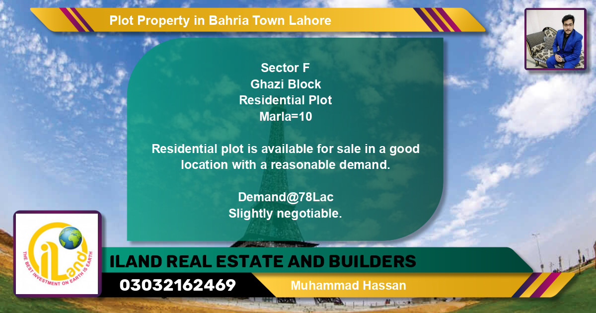 Residential Plot for Sale in Bahria Town, Lahore - (BP-80391)