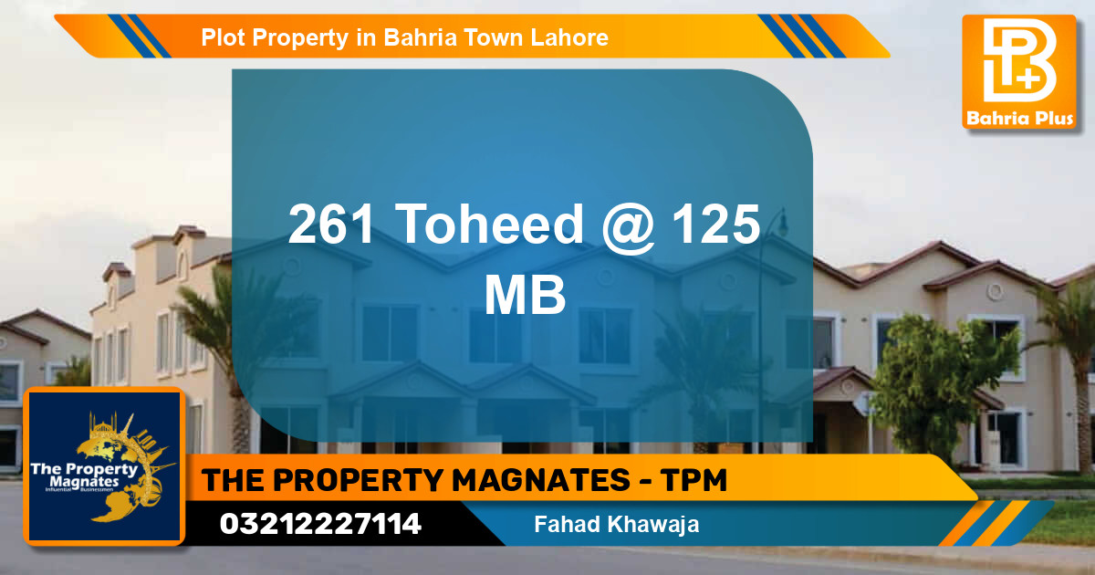 Residential Plot for Sale in Bahria Town, Lahore - (BP-80442)