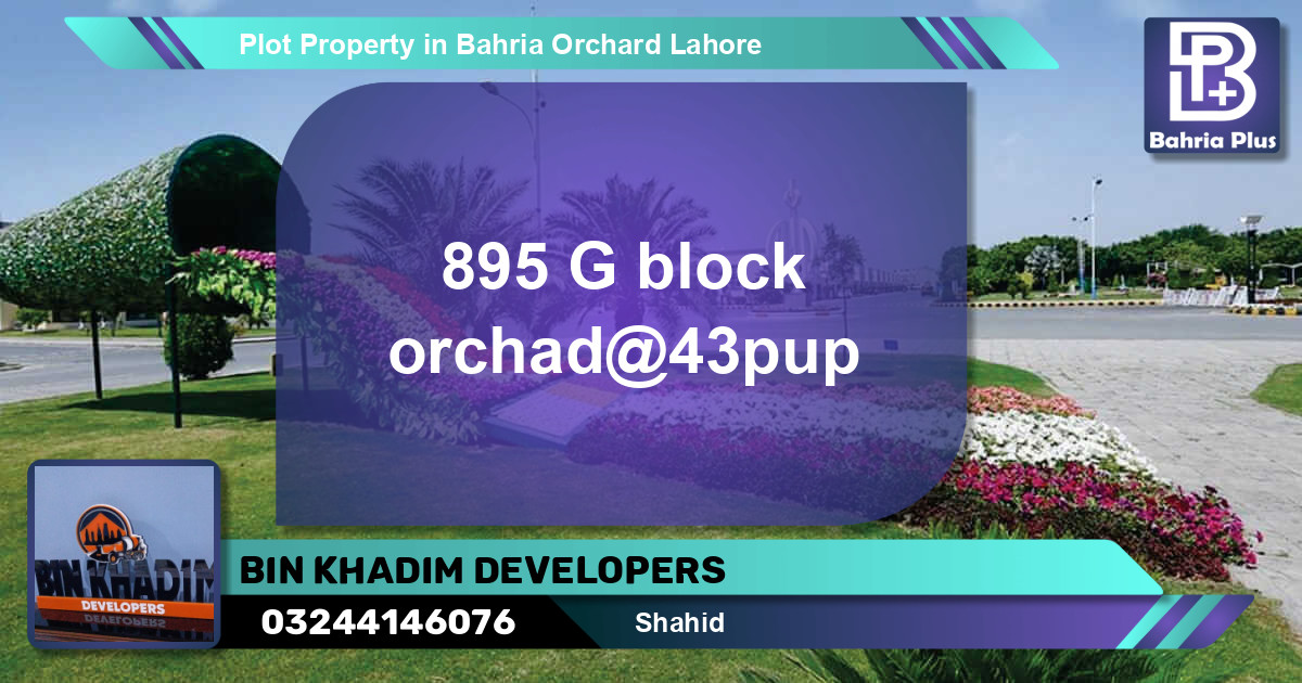 Residential Plot for Sale in Bahria Orchard, Lahore - (BP-80556)