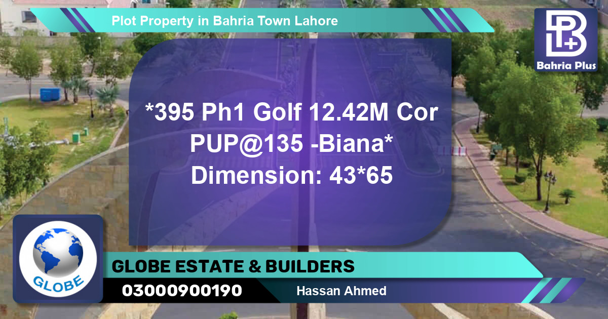 Residential Plot for Sale in Bahria Town, Lahore - (BP-80583)