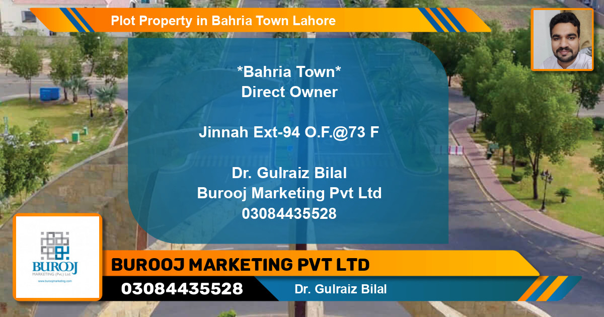 Residential Plot for Sale in Bahria Town, Lahore - (BP-80690)
