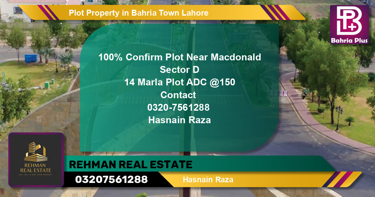 Residential Plot for Sale in Bahria Town, Lahore - (BP-80762)