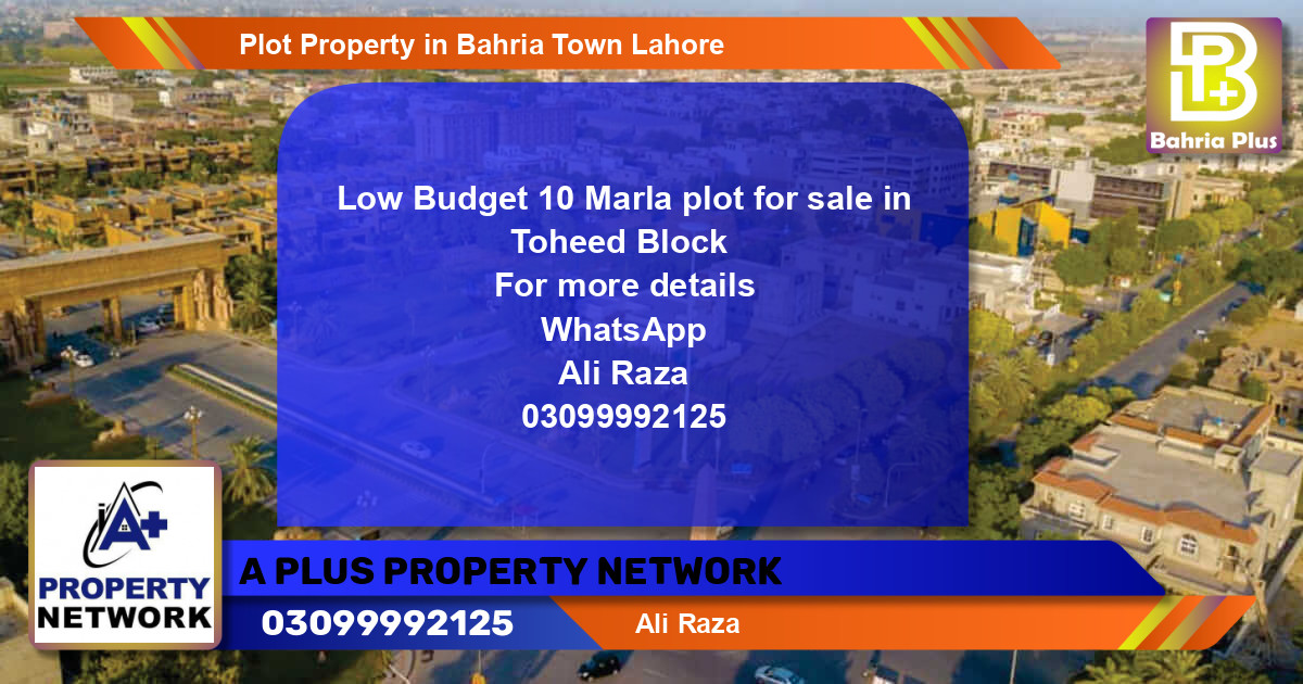 Residential Plot for Sale in Bahria Town, Lahore - (BP-80775)