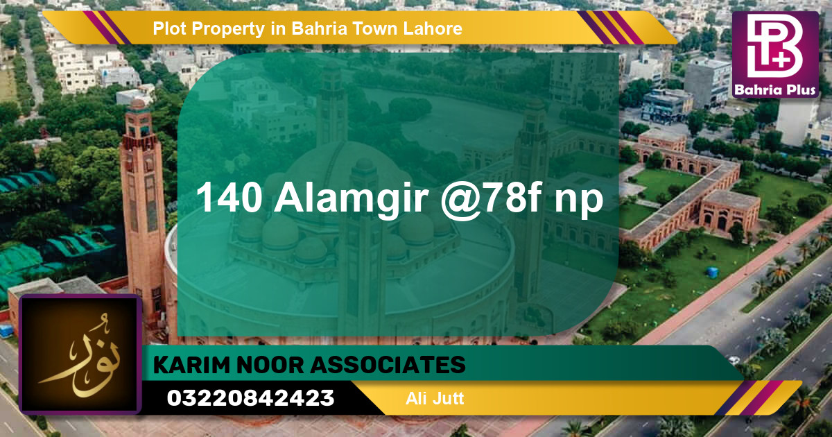 Residential Plot for Sale in Bahria Town, Lahore - (BP-80820)