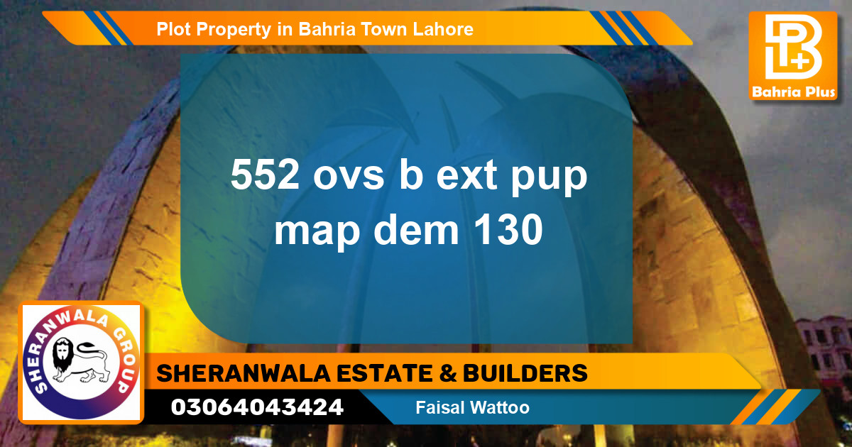Residential Plot for Sale in Bahria Town, Lahore - (BP-80849)