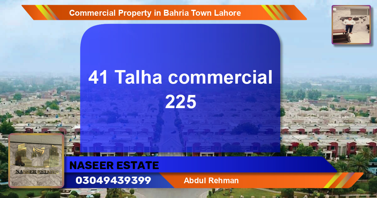 Commercial Property for Sale in Bahria Town, Lahore - (BP-80853)