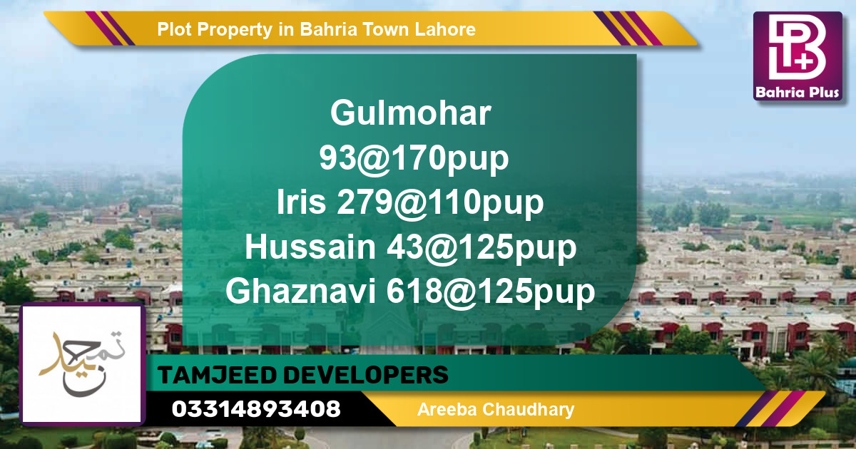 Residential Plot for Sale in Bahria Town, Lahore - (BP-80870)