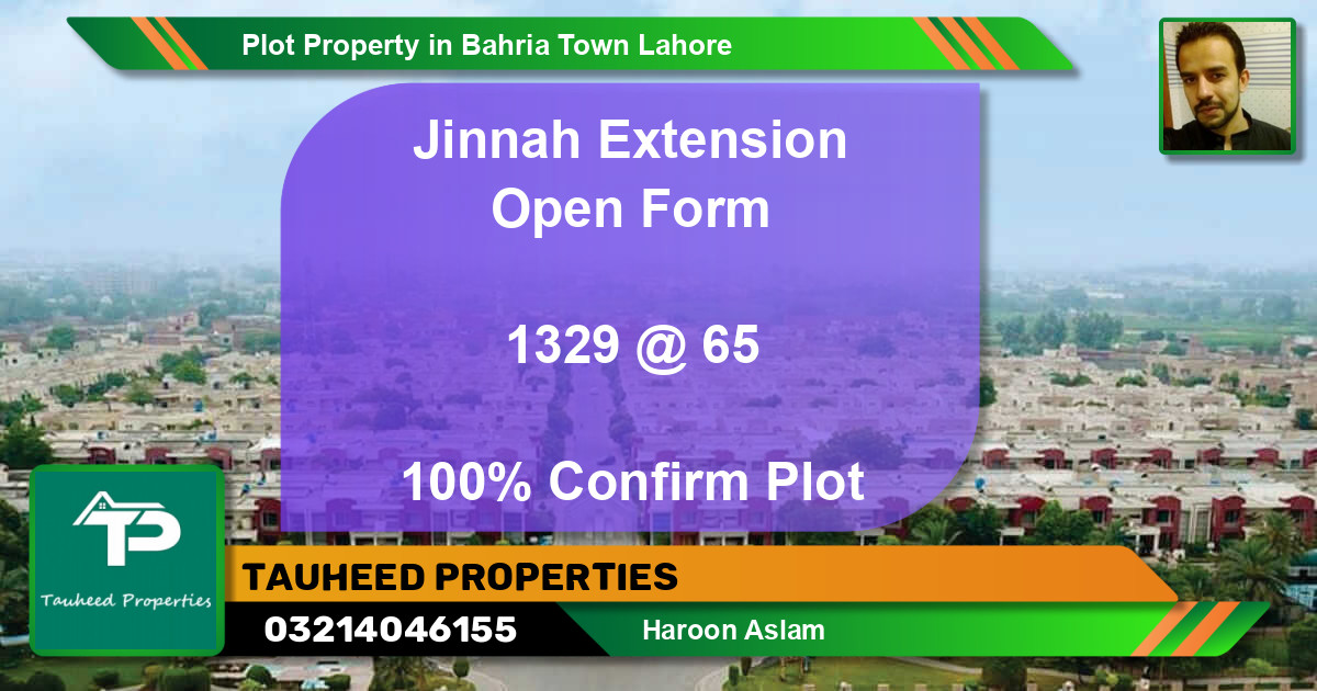 Residential Plot for Sale in Bahria Town, Lahore - (BP-80890)
