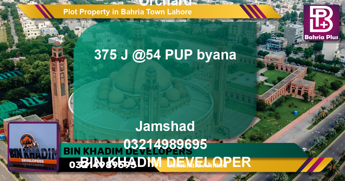 Residential Plot for Sale in Bahria Town, Lahore - (BP-80927)