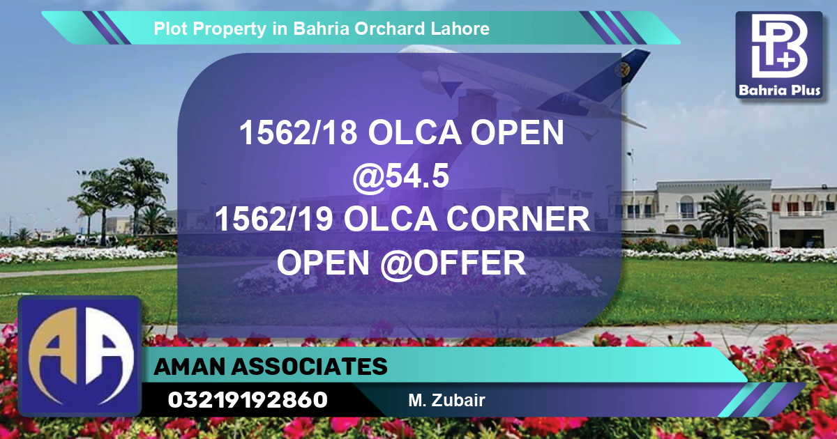 Residential Plot for Sale in Bahria Orchard, Lahore - (BP-80949)