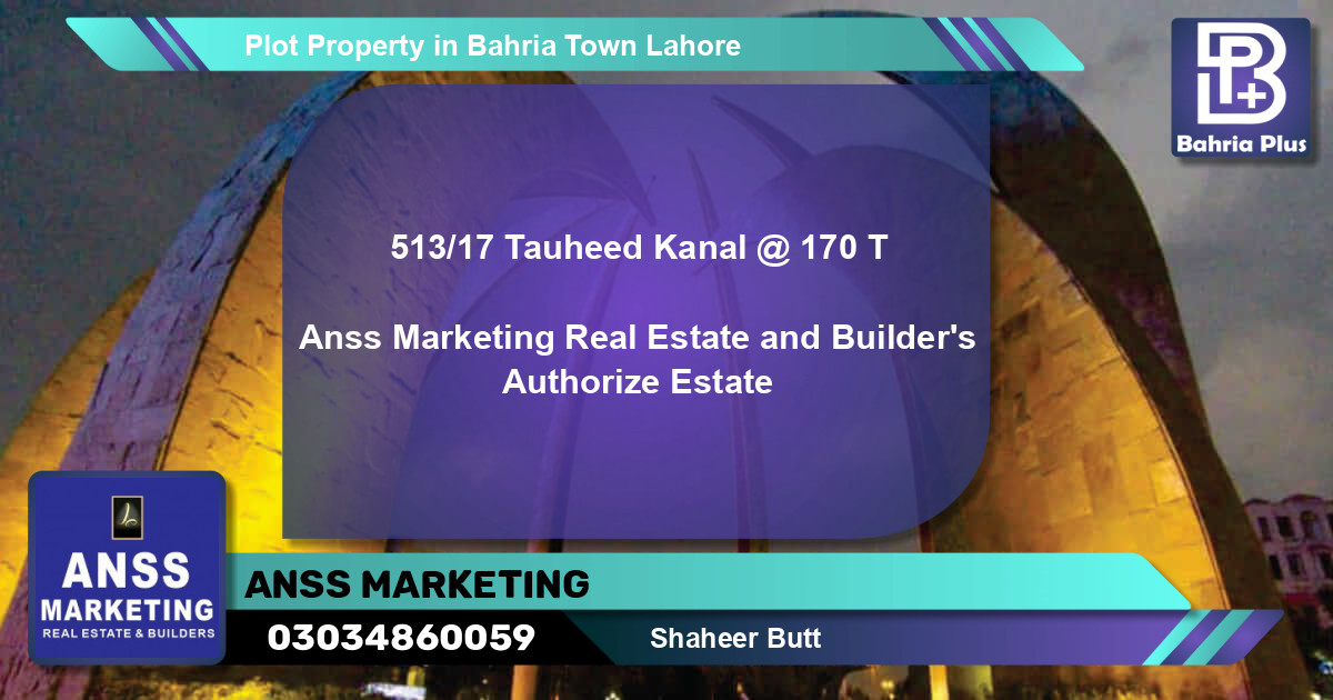 Residential Plot for Sale in Bahria Town, Lahore - (BP-80966)