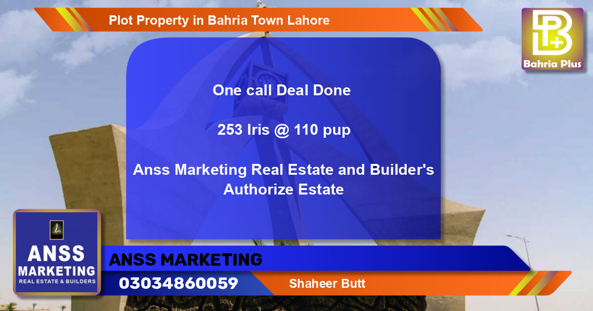 Residential Plot for Sale in Bahria Town, Lahore - (BP-80968)