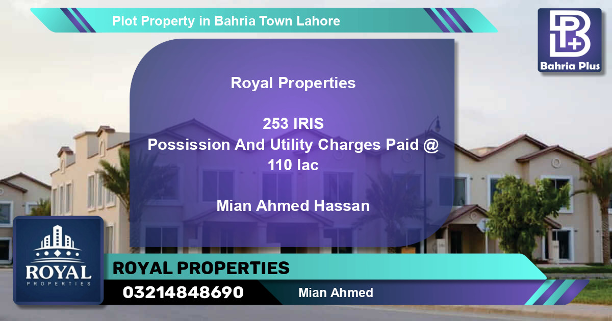 Residential Plot for Sale in Bahria Town, Lahore - (BP-81087)