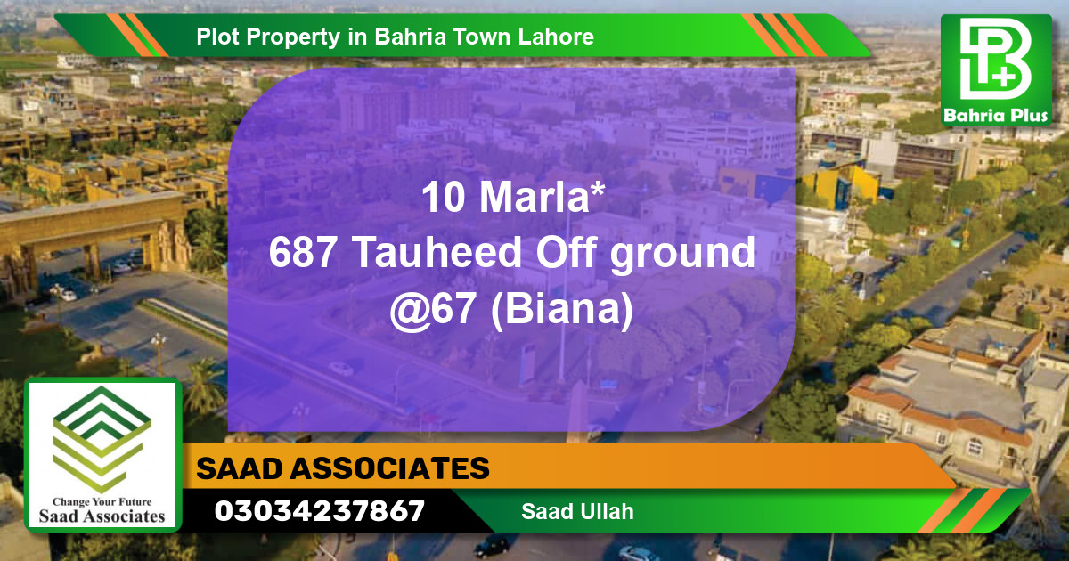 Residential Plot for Sale in Bahria Town, Lahore - (BP-81162)