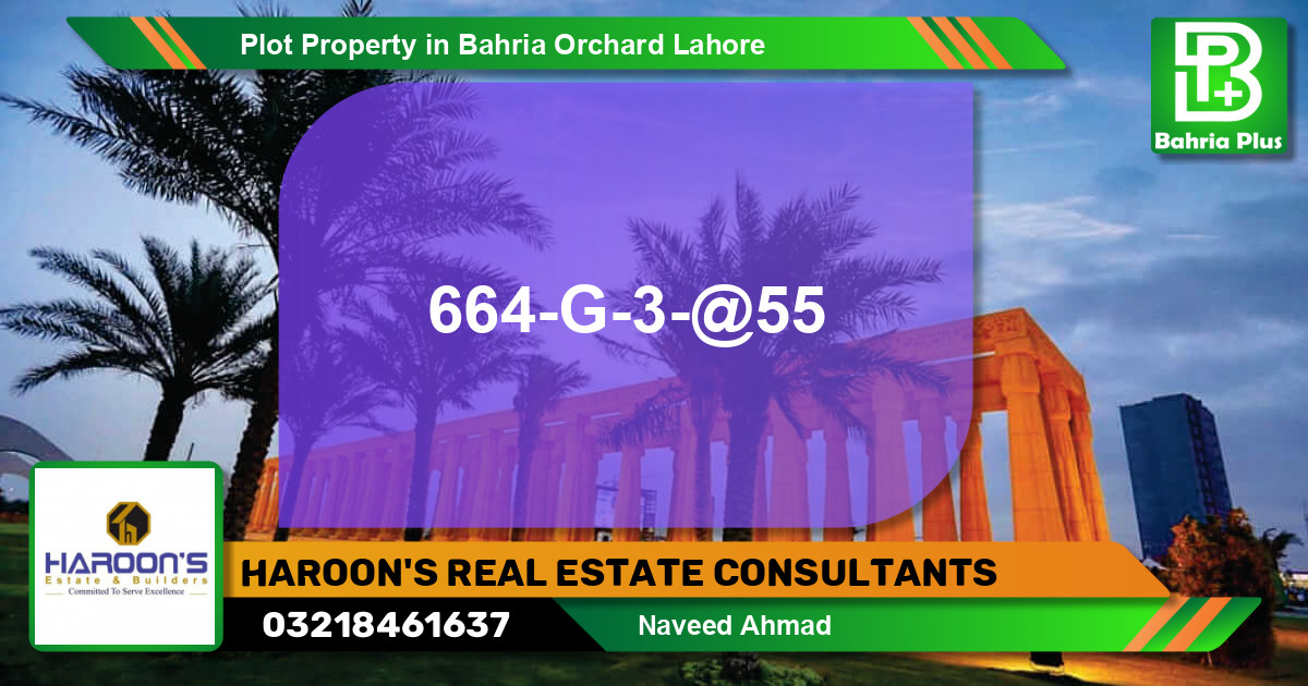 Residential Plot for Sale in Bahria Orchard, Lahore - (BP-81204)