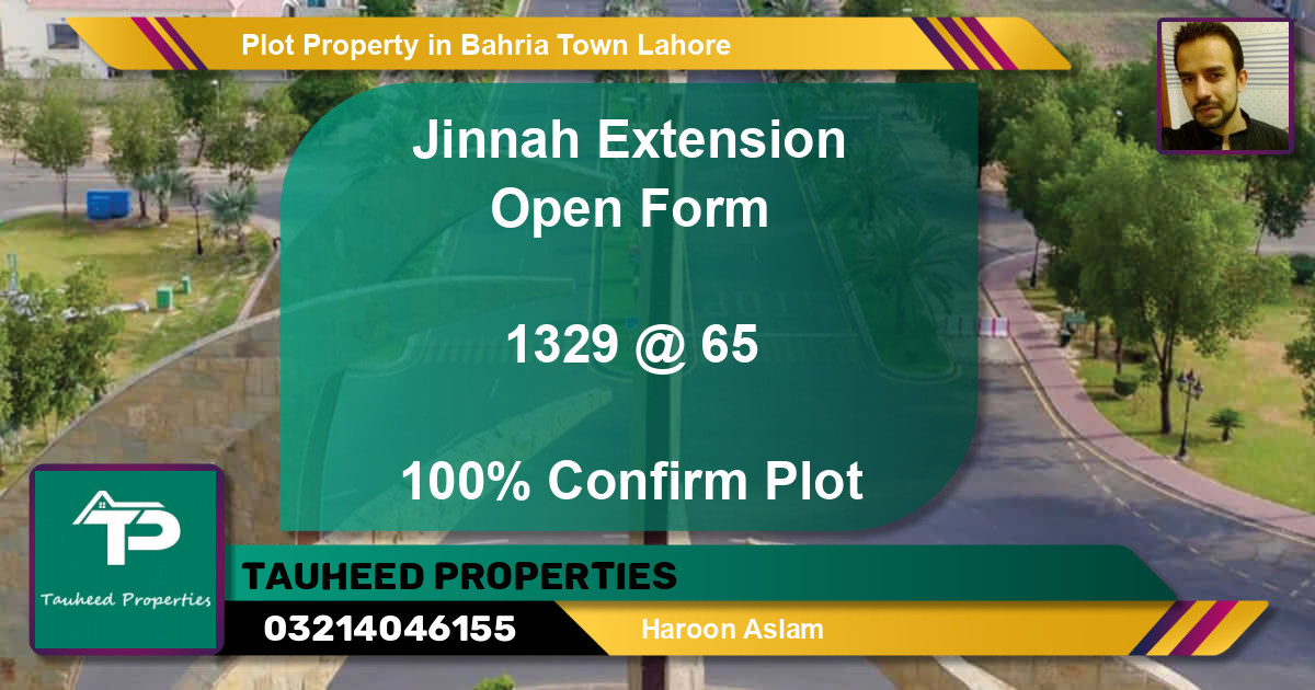 Residential Plot for Sale in Bahria Town, Lahore - (BP-81217)