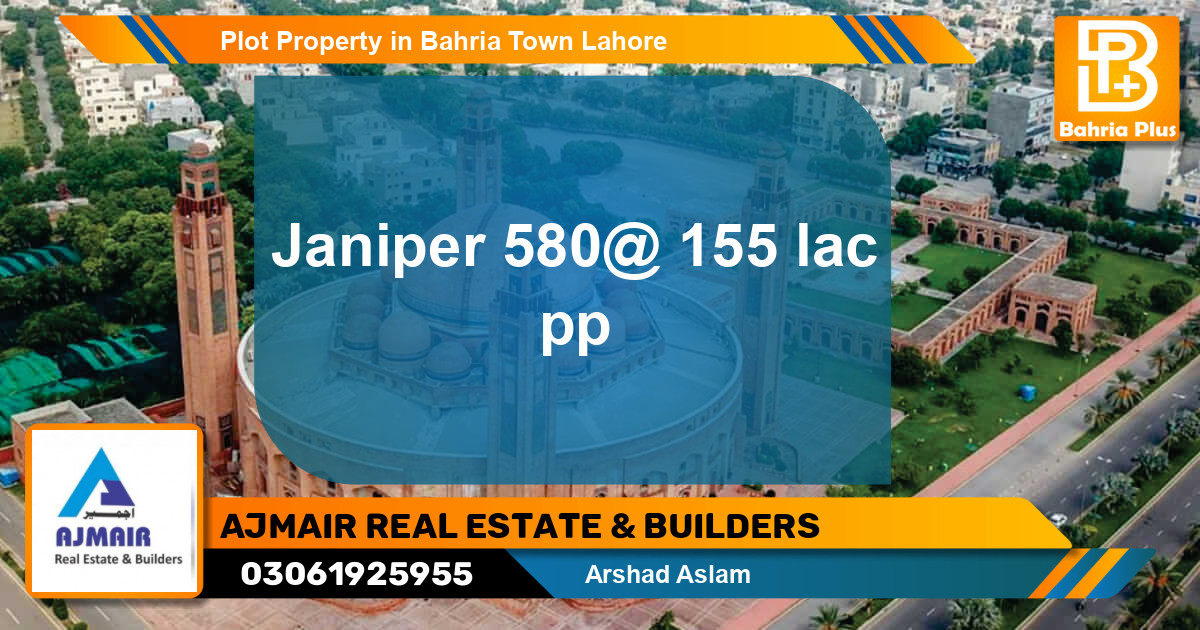 Residential Plot for Sale in Bahria Town, Lahore - (BP-81287)