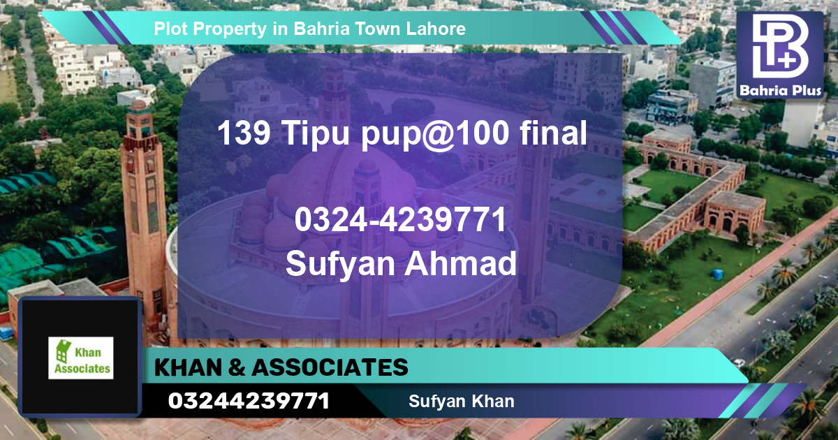 Residential Plot for Sale in Bahria Town, Lahore - (BP-81310)
