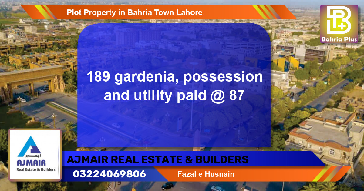 Residential Plot for Sale in Bahria Town, Lahore - (BP-81362)