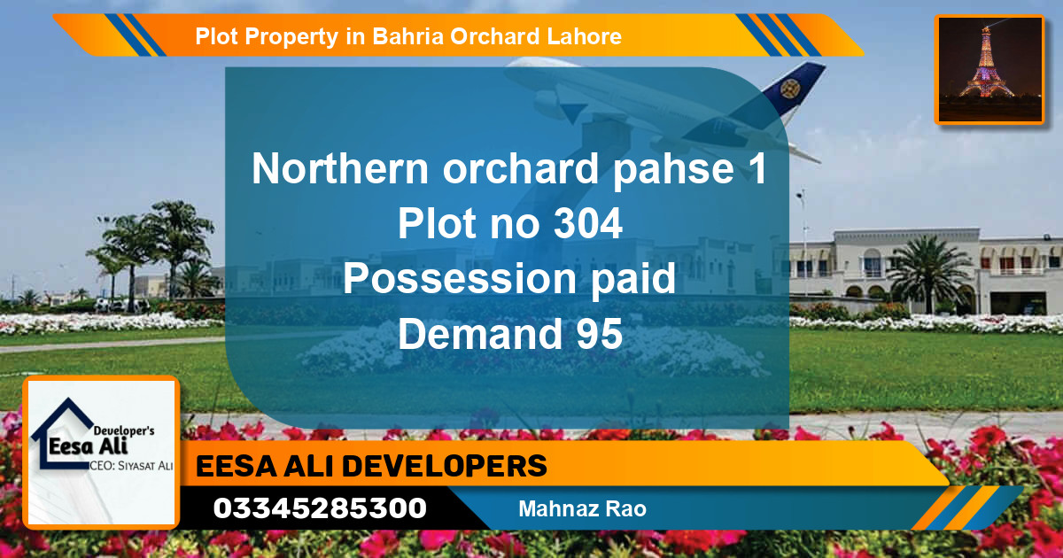 Residential Plot for Sale in Bahria Orchard, Lahore - (BP-81364)