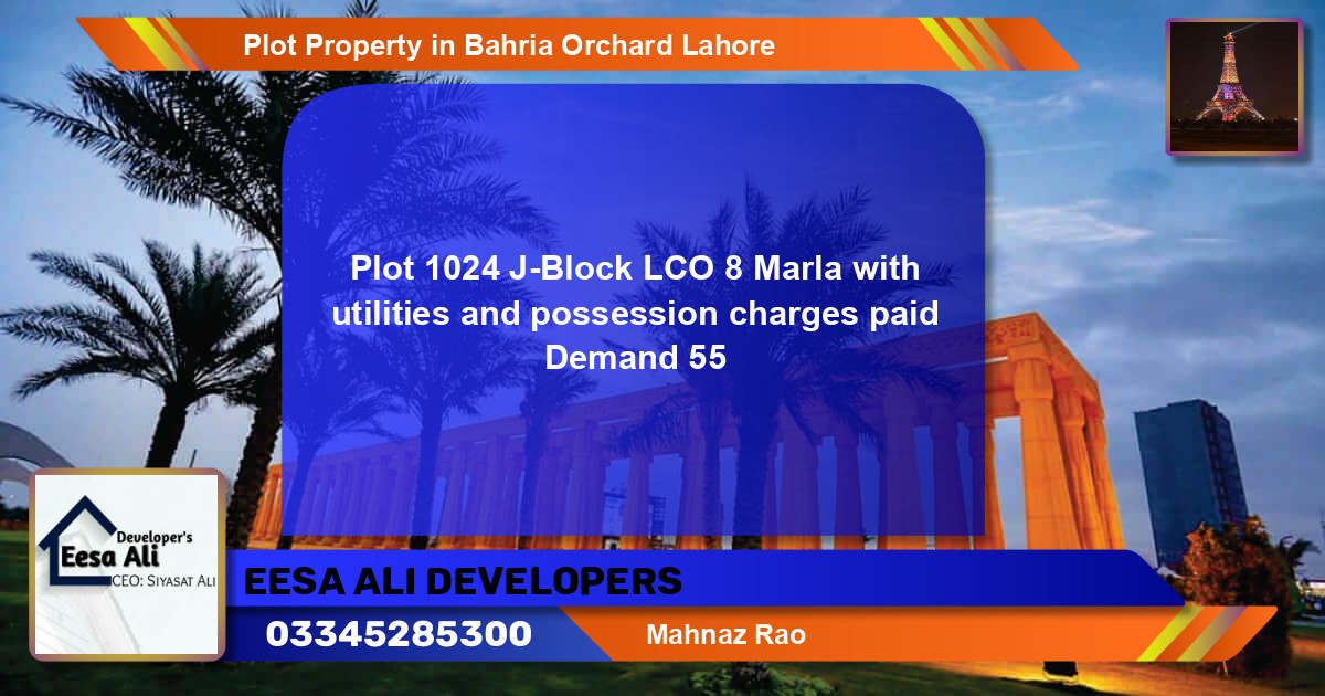 Residential Plot for Sale in Bahria Orchard, Lahore - (BP-81365)