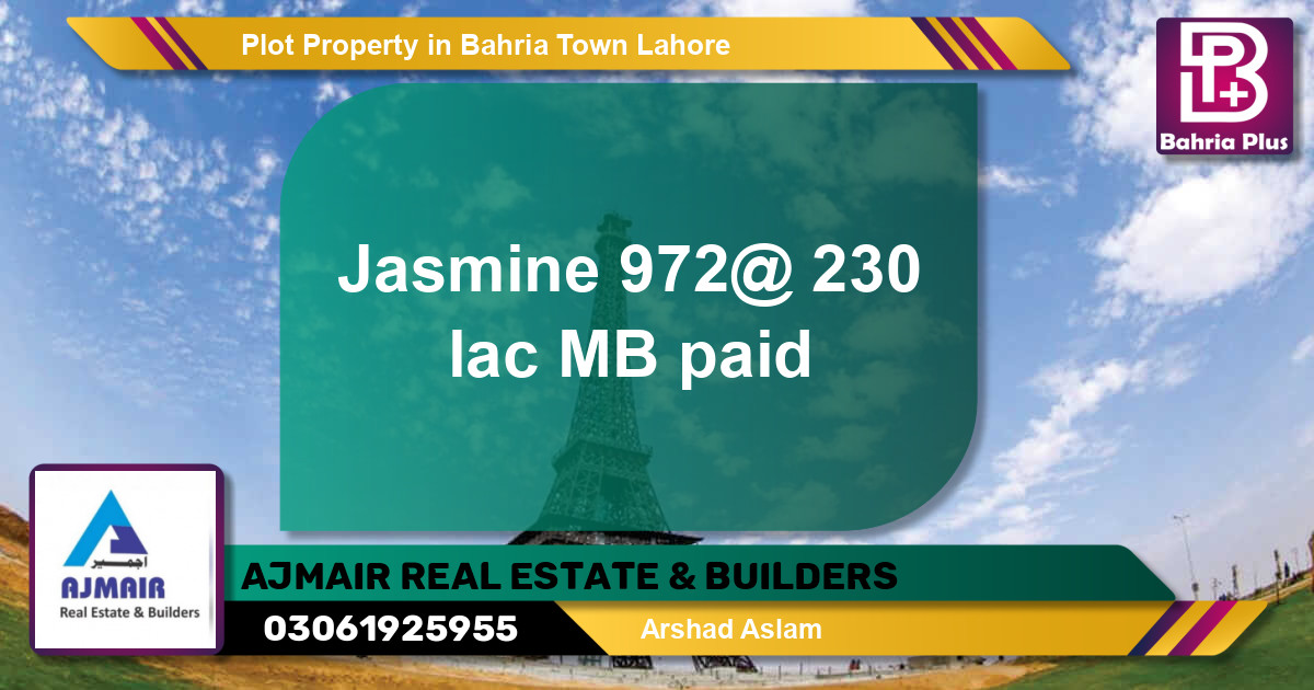 Residential Plot for Sale in Bahria Town, Lahore - (BP-81402)