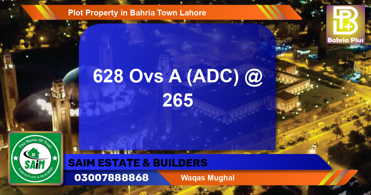 Residential Plot for Sale in Bahria Town, Lahore - (BP-81409)