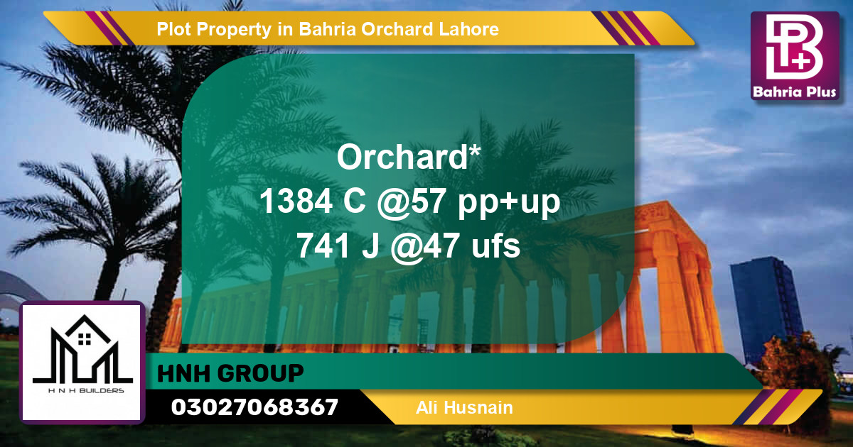 Residential Plot for Sale in Bahria Orchard, Lahore - (BP-81448)