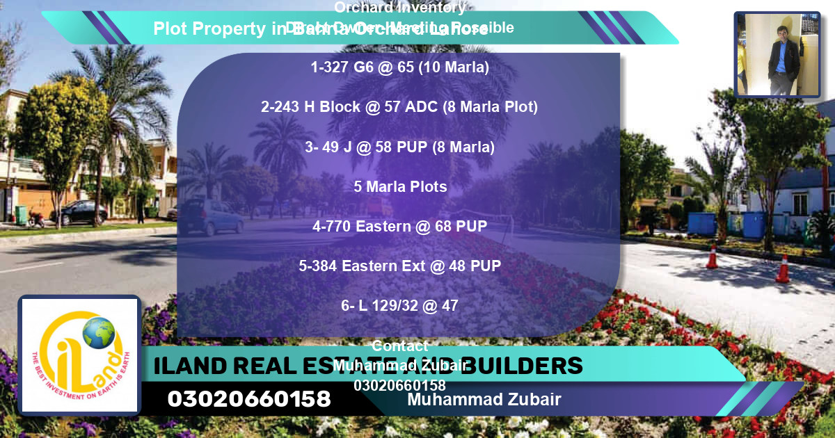 Residential Plot for Sale in Bahria Orchard, Lahore - (BP-81538)