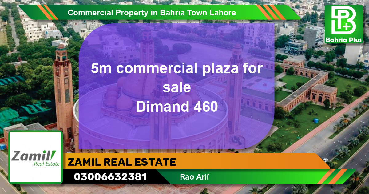 Commercial Property for Sale in Bahria Town, Lahore - (BP-81548)